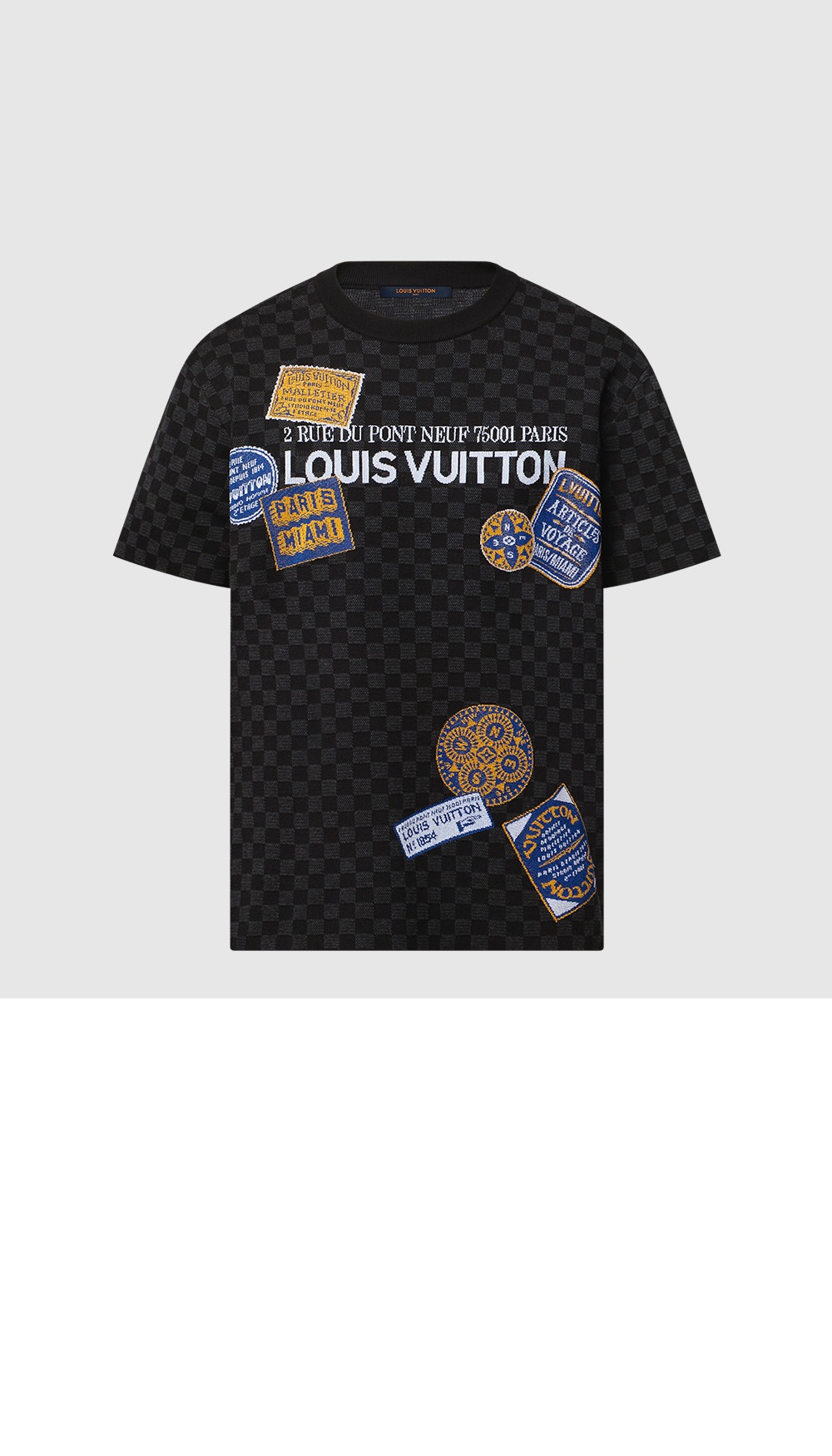 미러급레플리카사이트 | 명품레플리카 전문 쇼핑몰  | A퀄리티 - 다미에 반팔 시그니처 크루넥 &gt; 루이비통