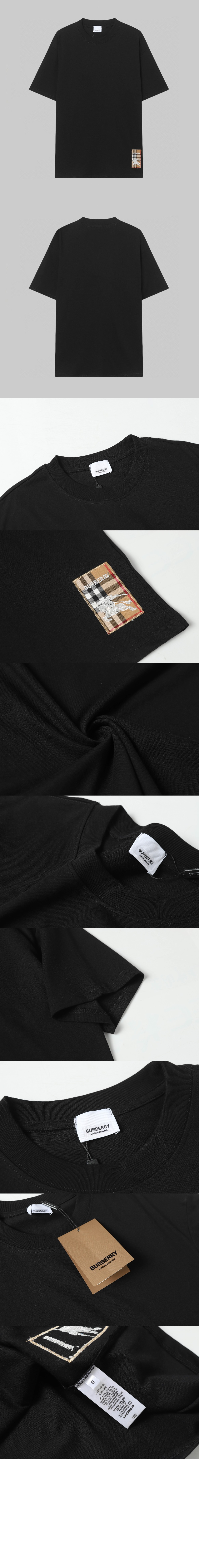 미러급레플리카사이트 | 명품레플리카 전문 쇼핑몰  | A퀄리티 - 체크 라벨 코튼 티셔츠 &gt; 버버리