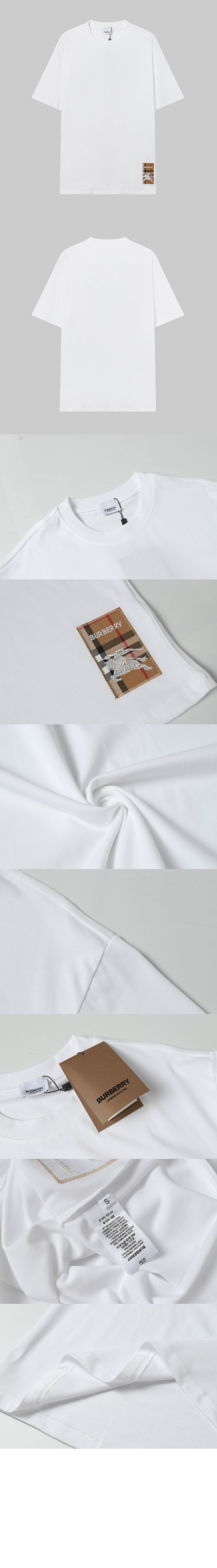 미러급레플리카사이트 | 명품레플리카 전문 쇼핑몰  | A퀄리티 - 체크 라벨 코튼 티셔츠 &gt; 버버리