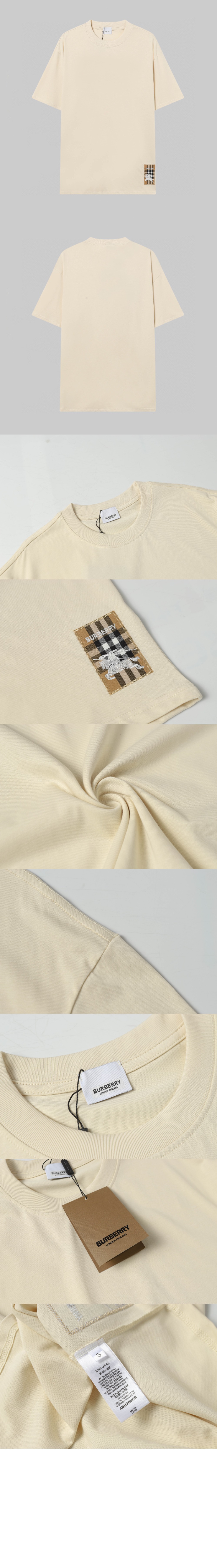 미러급레플리카사이트 | 명품레플리카 전문 쇼핑몰  | A퀄리티 - 체크 라벨 코튼 티셔츠 &gt; 버버리