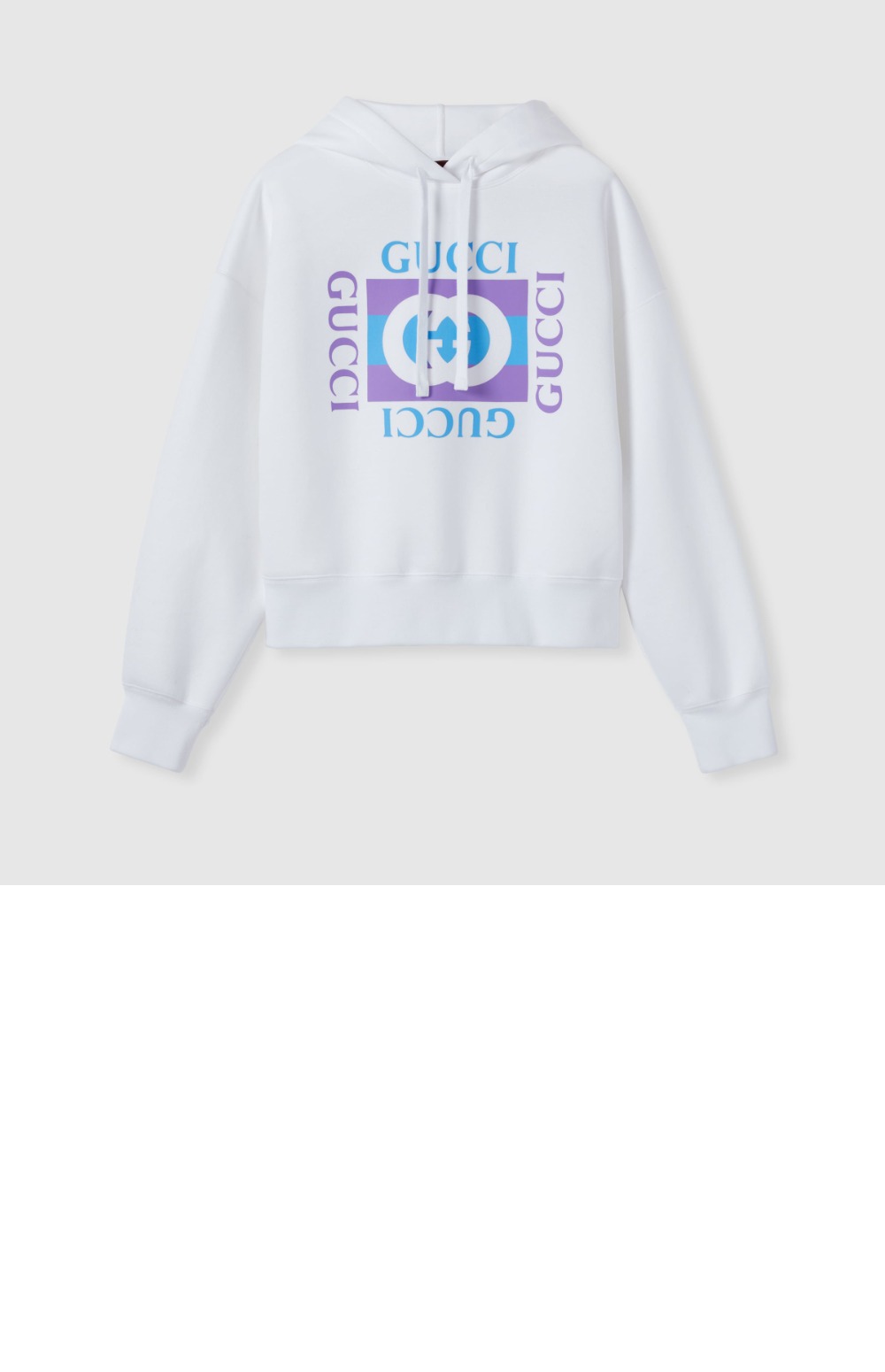 미러급레플리카사이트 | 명품레플리카 전문 쇼핑몰  | A퀄리티 - 프린트 디테일의 코튼 후드 스웨트셔츠 &gt; 구찌