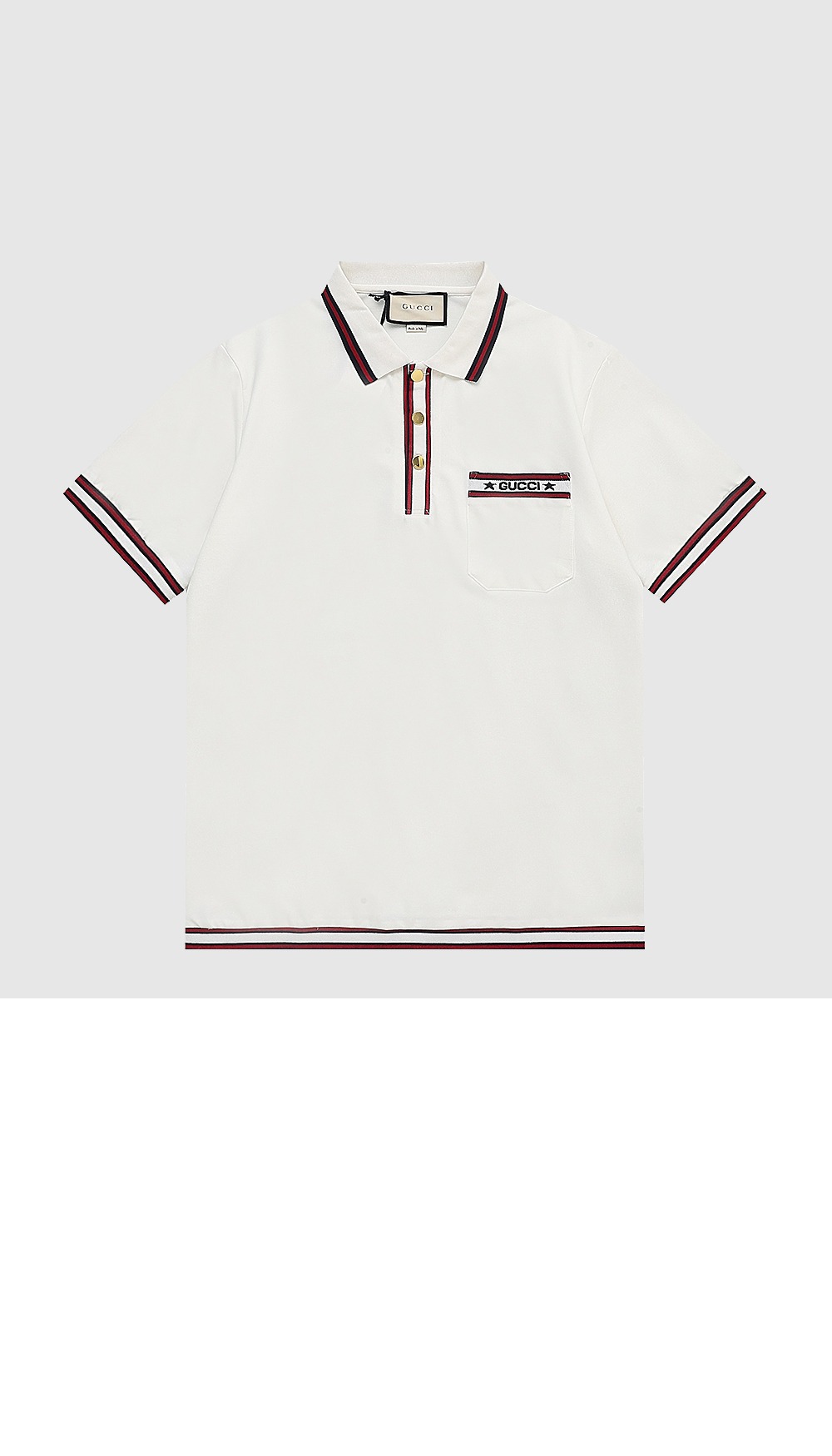 미러급레플리카사이트 | 명품레플리카 전문 쇼핑몰  | A퀄리티 - 스트레치 비스코스 폴로 탑 &gt; 구찌