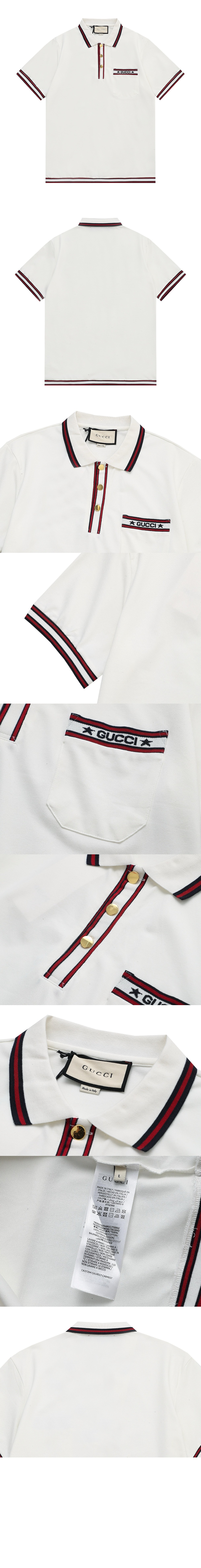 미러급레플리카사이트 | 명품레플리카 전문 쇼핑몰  | A퀄리티 - 스트레치 비스코스 폴로 탑 &gt; 구찌