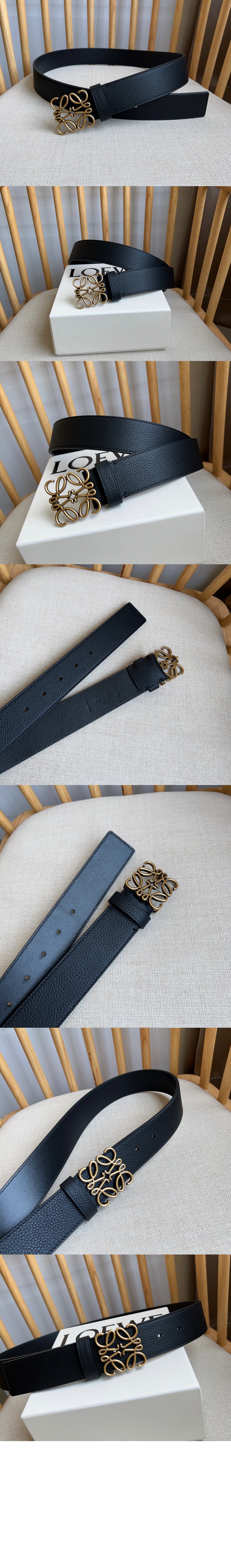 미러급레플리카사이트 | 명품레플리카 전문 쇼핑몰  | A퀄리티 - 탄력 있는 갈은 송아지 가죽의 청키 애너그램 벨트 &gt; 로에베