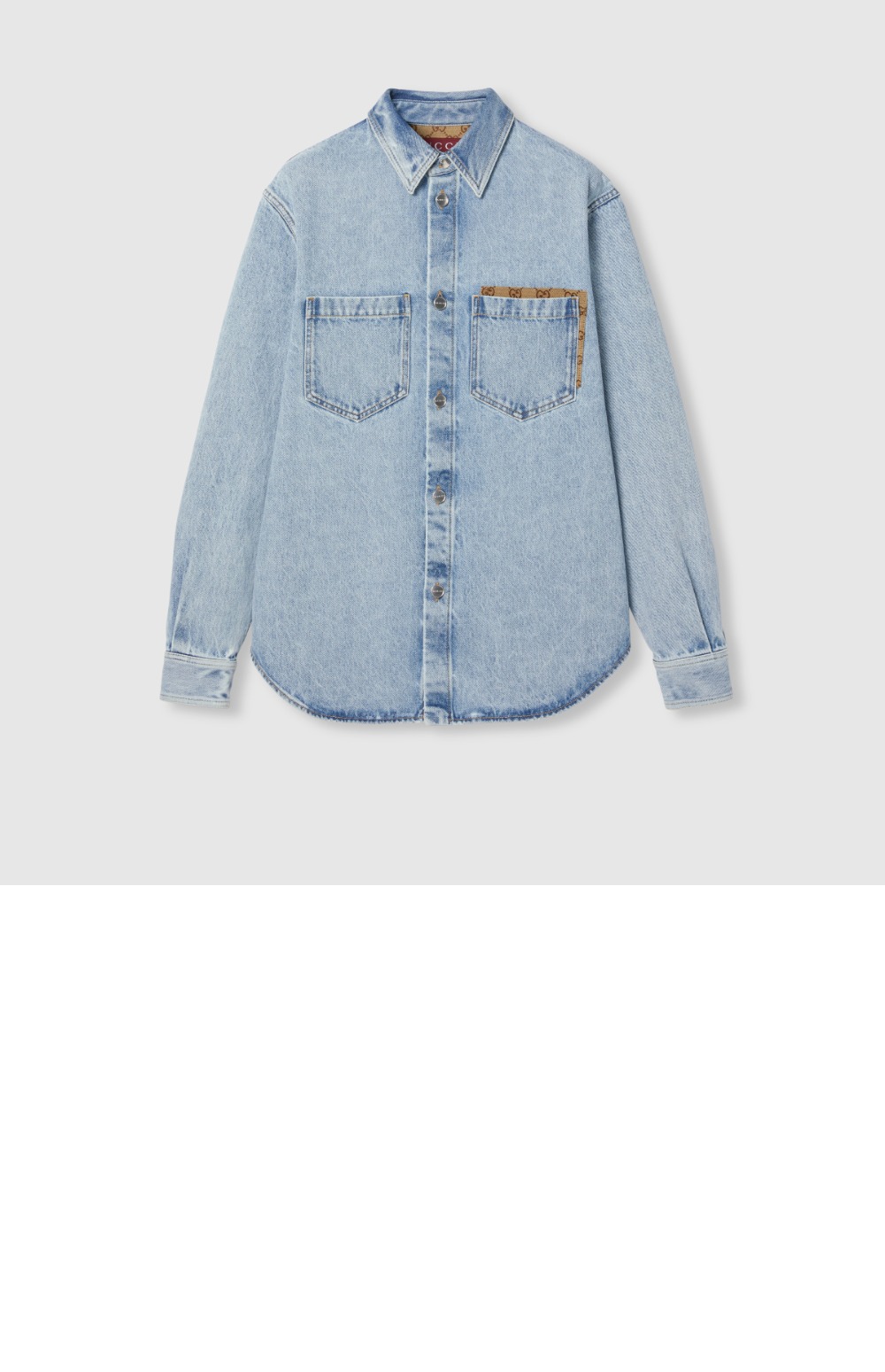 미러급레플리카사이트 | 명품레플리카 전문 쇼핑몰  | A퀄리티 - GG 인서트 워시드 데님 셔츠 &gt; 구찌