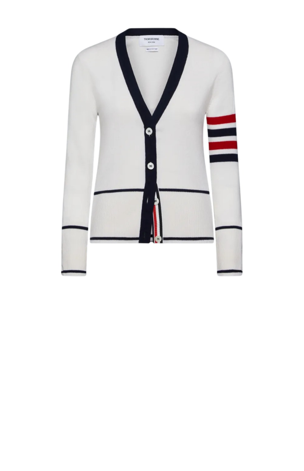 미러급레플리카사이트 | 명품레플리카 전문 쇼핑몰  | A퀄리티 - 클래식 캐시미어 사선 브이넥 가디건 > 톰브라운