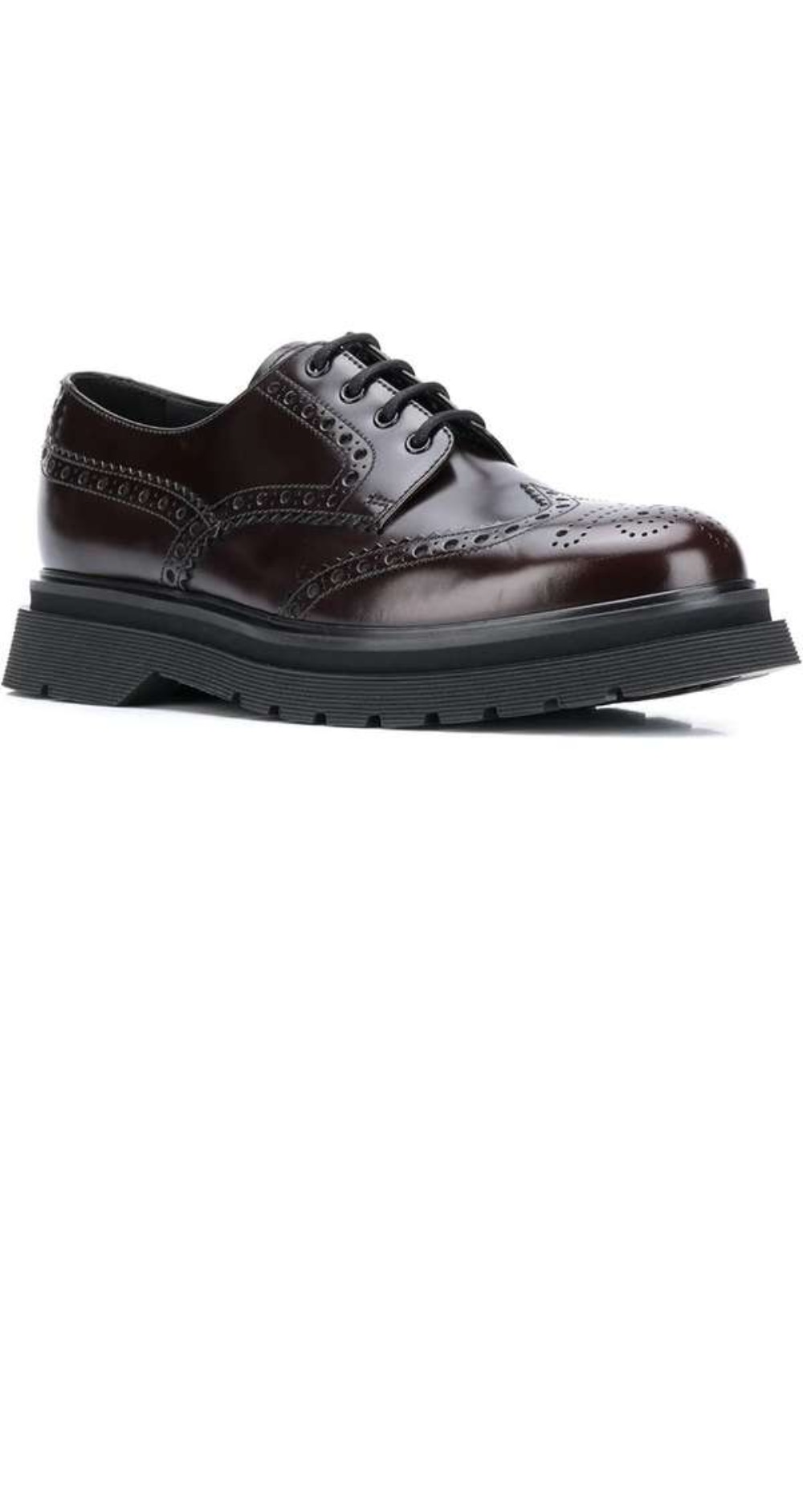 미러급레플리카사이트 | 명품레플리카 전문 쇼핑몰  | A퀄리티 - 펀치 홀 디테일 레이스업 슈즈 2EE347 &gt; 프라다