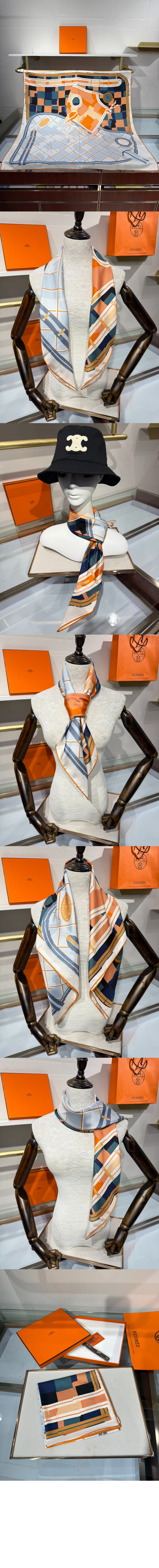 미러급레플리카사이트 | 명품레플리카 전문 쇼핑몰  | A퀄리티 - Camails a Carreaux 스카프 90 &gt; 에르메스