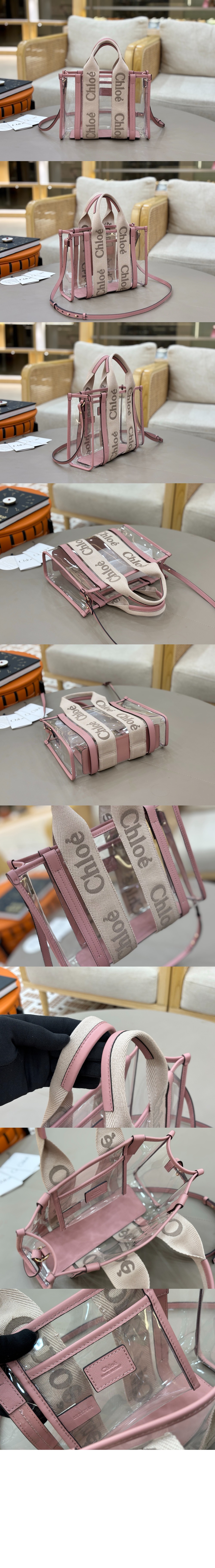 미러급레플리카사이트 | 명품레플리카 전문 쇼핑몰  | A퀄리티 - 젤리 & 가죽 스몰 Woody 토트백 US397 &gt; 끌로에