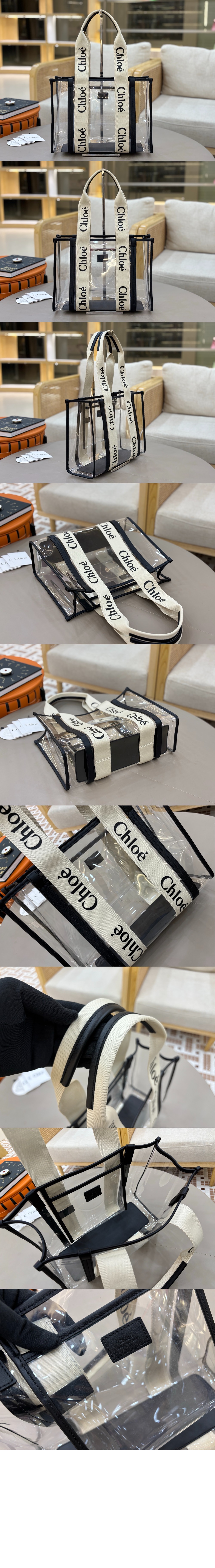 미러급레플리카사이트 | 명품레플리카 전문 쇼핑몰  | A퀄리티 - 젤리 & 가죽 Woody 토트백 US383 &gt; 끌로에