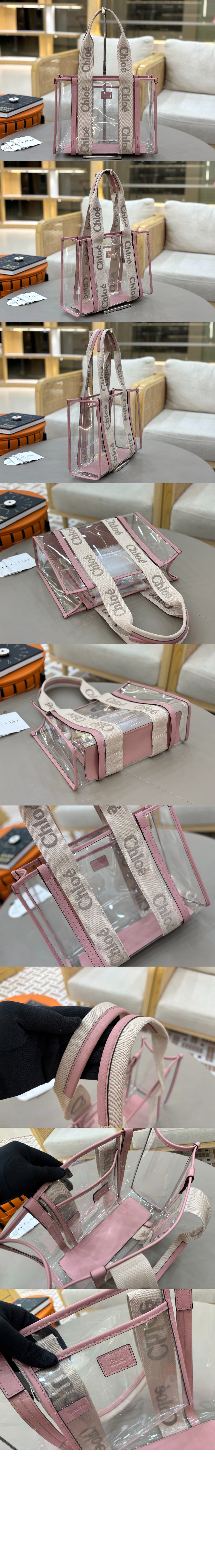 미러급레플리카사이트 | 명품레플리카 전문 쇼핑몰  | A퀄리티 - 젤리 & 가죽 Woody 토트백 US383 &gt; 끌로에