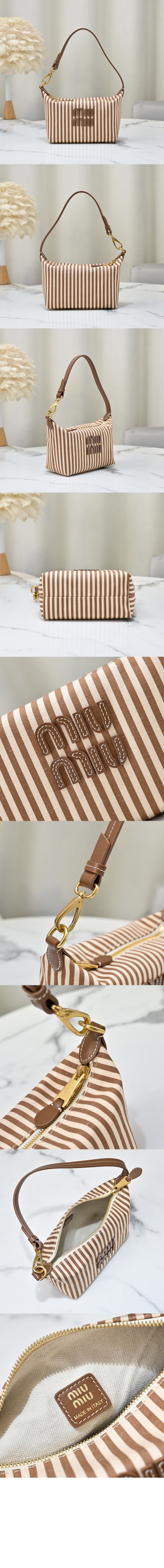 미러급레플리카사이트 | 명품레플리카 전문 쇼핑몰  | A퀄리티 - 로고 장식 자카드 패브릭 파우치 5NE841 &gt; 미우미우