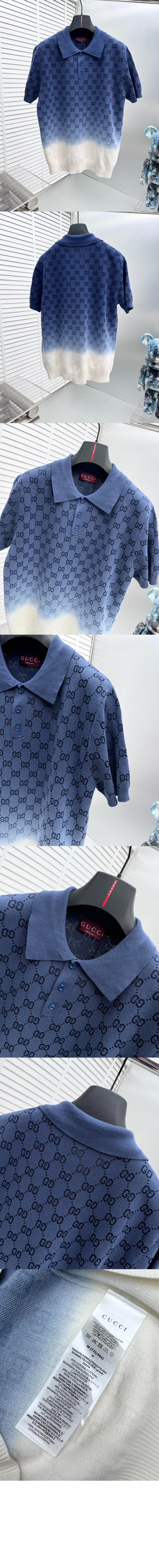 미러급레플리카사이트 | 명품레플리카 전문 쇼핑몰  | A퀄리티 - GG 코튼 니트 자카드 폴로 티셔츠 &gt; 구찌