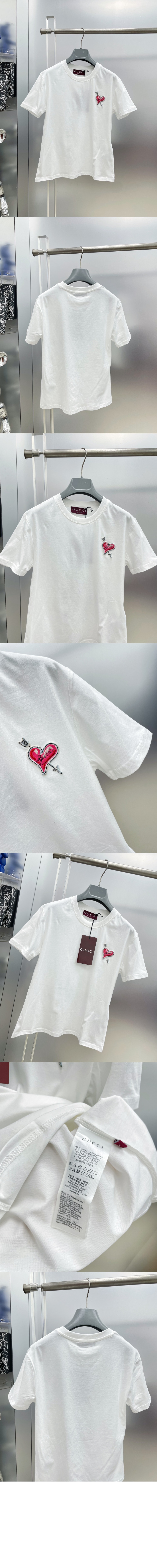 미러급레플리카사이트 | 명품레플리카 전문 쇼핑몰  | A퀄리티 - 패치 코튼 저지 티셔츠 &gt; 구찌