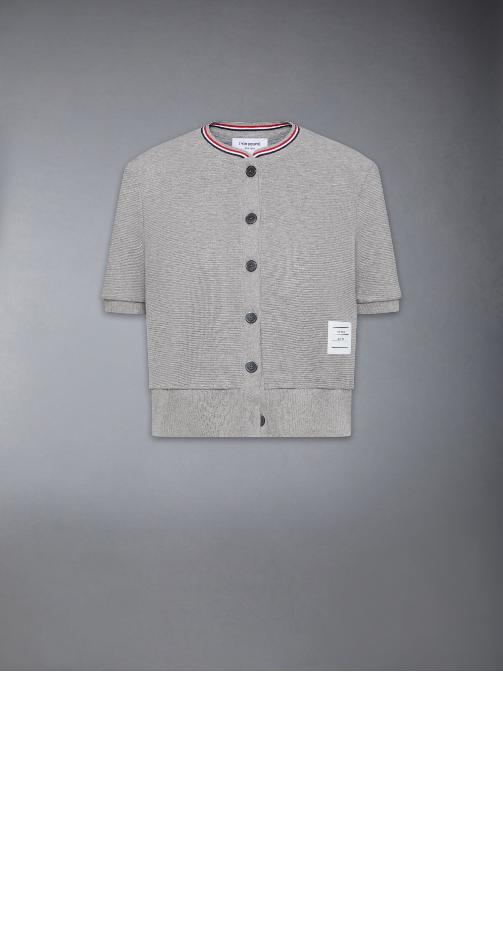 미러급레플리카사이트 | 명품레플리카 전문 쇼핑몰  | A퀄리티 - 코튼 와플 숏 슬리브 카디건 &gt; 톰브라운