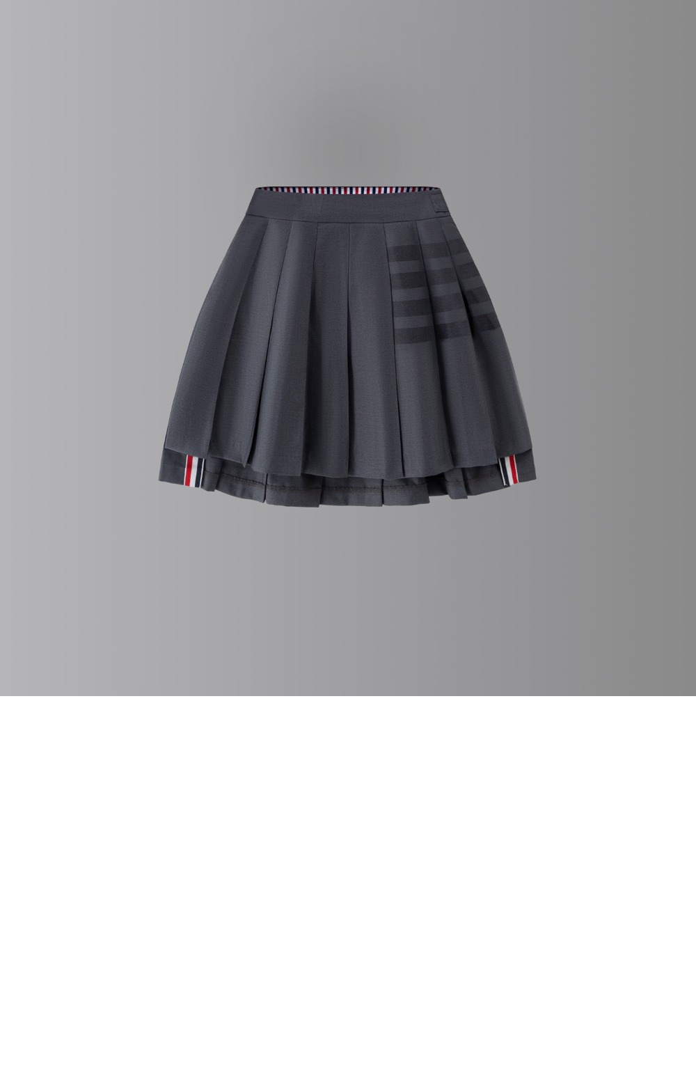 미러급레플리카사이트 | 명품레플리카 전문 쇼핑몰  | A퀄리티 - 사선 플리츠 미니 스커트 &gt; 톰브라운