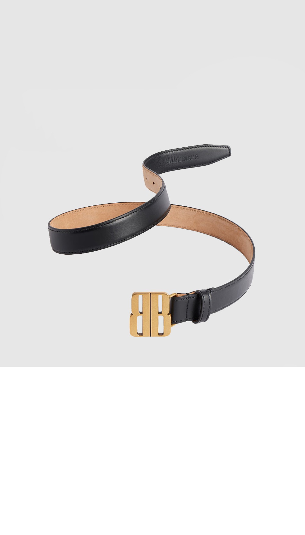 미러급레플리카사이트 | 명품레플리카 전문 쇼핑몰  | A퀄리티 - 나노 블랙 유광 얇은 소가죽 벨트 829005 &gt; 발렌시아가