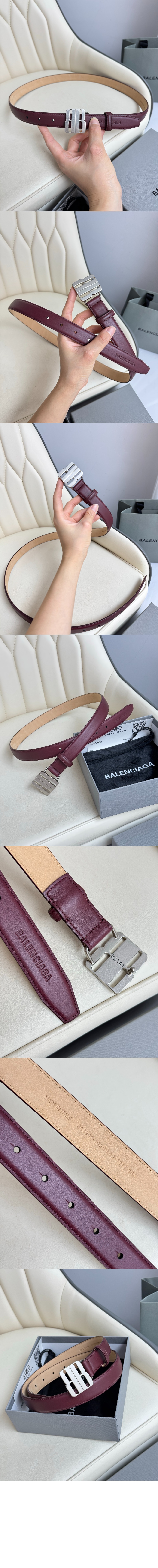 미러급레플리카사이트 | 명품레플리카 전문 쇼핑몰  | A퀄리티 - 나노 블랙 유광 얇은 소가죽 벨트 829005 &gt; 발렌시아가