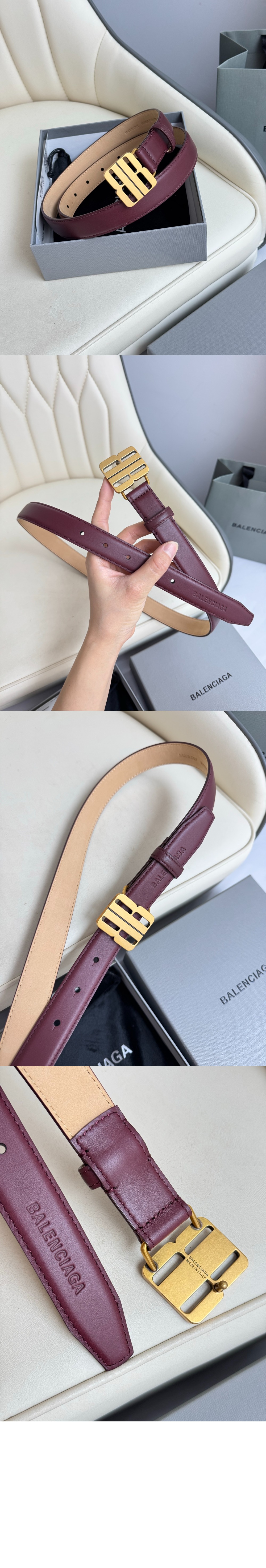 미러급레플리카사이트 | 명품레플리카 전문 쇼핑몰  | A퀄리티 - 나노 블랙 유광 얇은 소가죽 벨트 829005 &gt; 발렌시아가