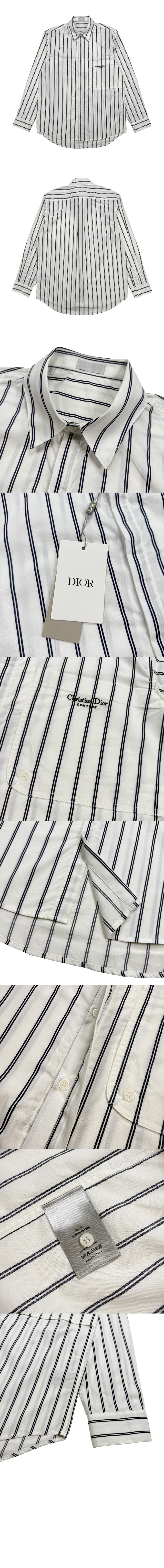 미러급레플리카사이트 | 명품레플리카 전문 쇼핑몰  | A퀄리티 - 로고 디테일 스트라이프 코튼 셔츠 &gt; 디올