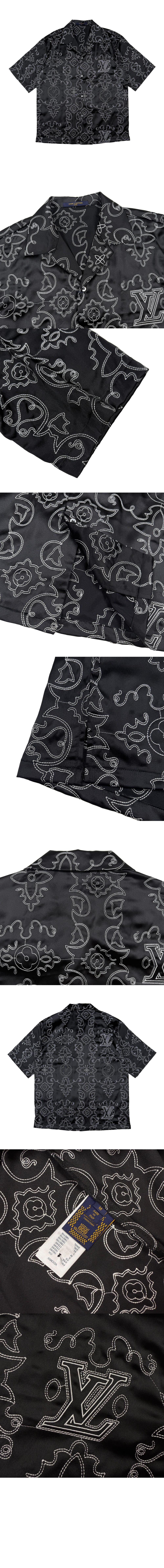 미러급레플리카사이트 | 명품레플리카 전문 쇼핑몰  | A퀄리티 - 프린티드 쇼트 슬리브드 실크 셔츠 &gt; 루이비통