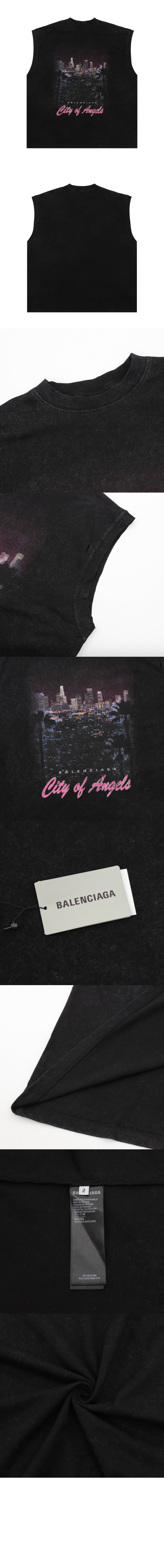 미러급레플리카사이트 | 명품레플리카 전문 쇼핑몰  | A퀄리티 - 시티 오브 엔젤스 슬리브리스 티셔츠 &gt; 발렌시아가