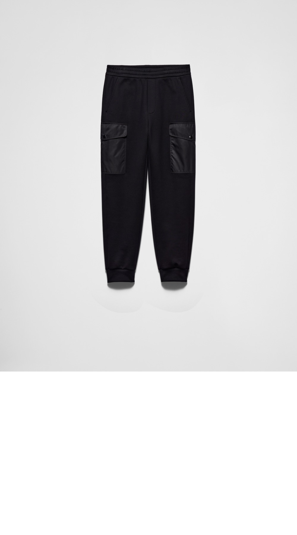 미러급레플리카사이트 | 명품레플리카 전문 쇼핑몰  | A퀄리티 - 리나일론 디테일의 코튼 플리스 조거 팬츠 &gt; 프라다