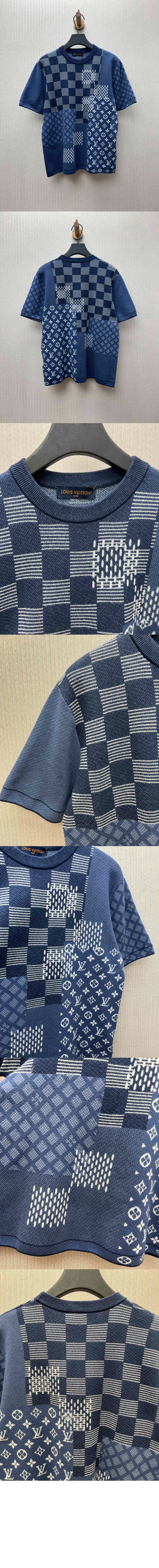 미러급레플리카사이트 | 명품레플리카 전문 쇼핑몰  | A퀄리티 - 쇼트 슬리브드 니티드 크루넥 &gt; 루이비통