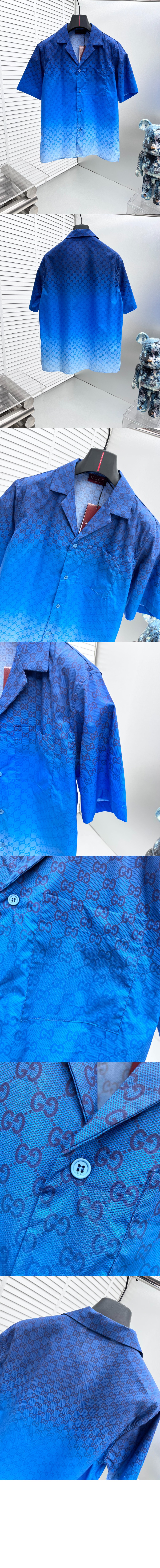 미러급레플리카사이트 | 명품레플리카 전문 쇼핑몰  | A퀄리티 - 프린트 코튼 포플린 볼링 셔츠 &gt; 구찌