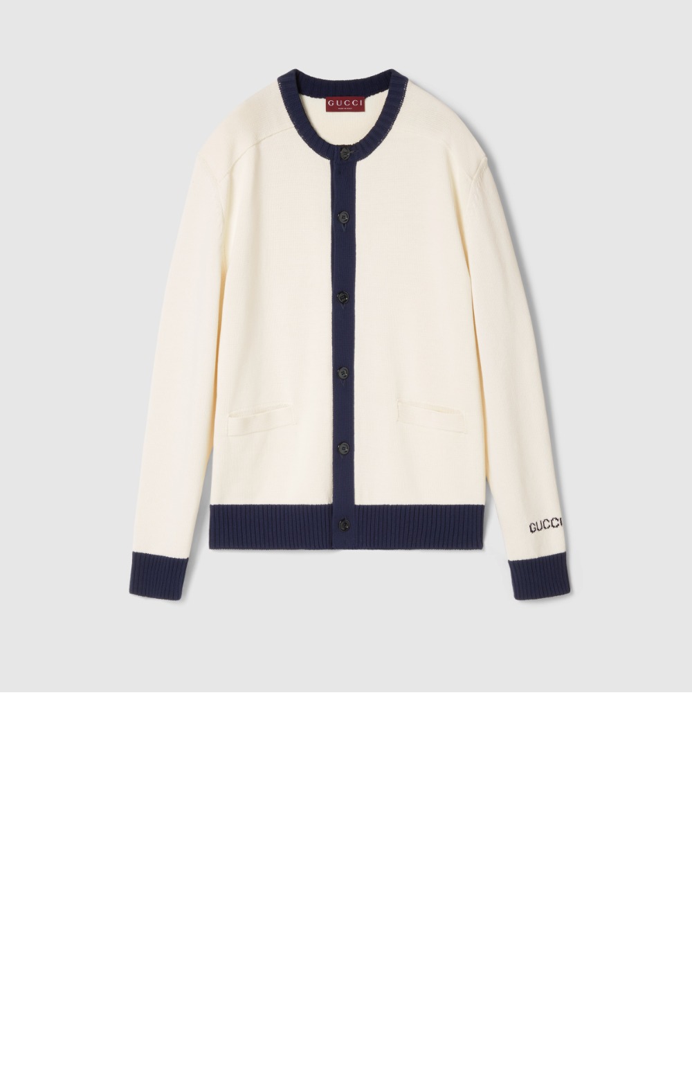 미러급레플리카사이트 | 명품레플리카 전문 쇼핑몰  | A퀄리티 - 인타르시아가 있는 코튼 카디건 > 구찌