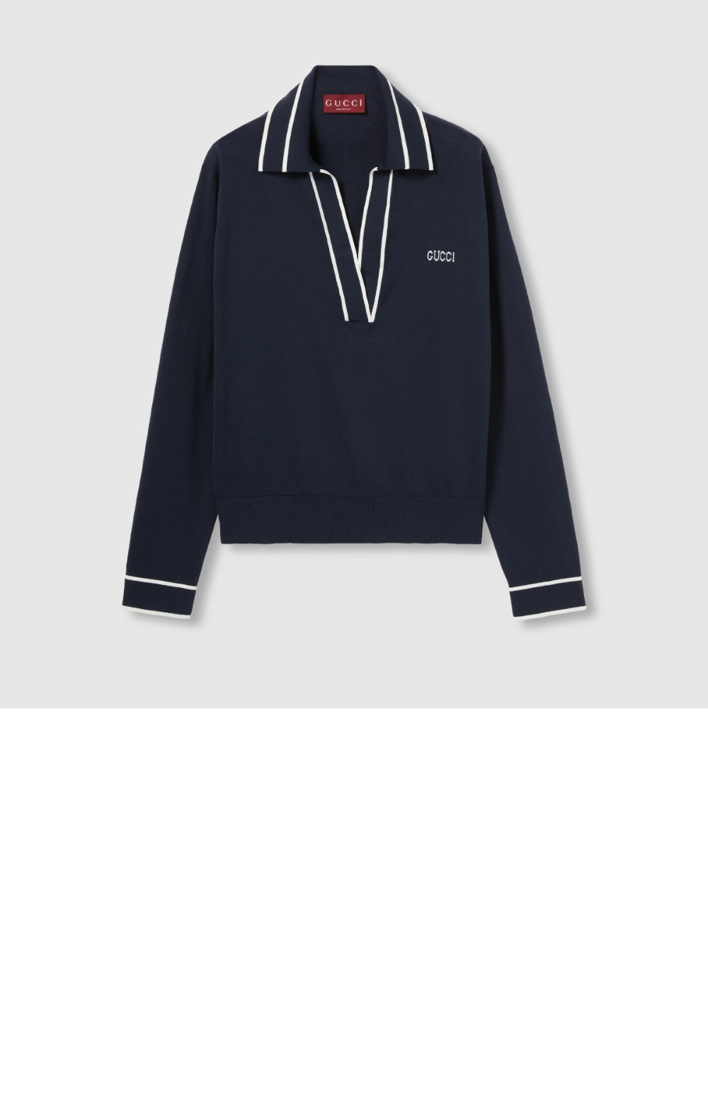 미러급레플리카사이트 | 명품레플리카 전문 쇼핑몰  | A퀄리티 - 로고 자카드 브이넥 폴로 셔츠 &gt; 구찌