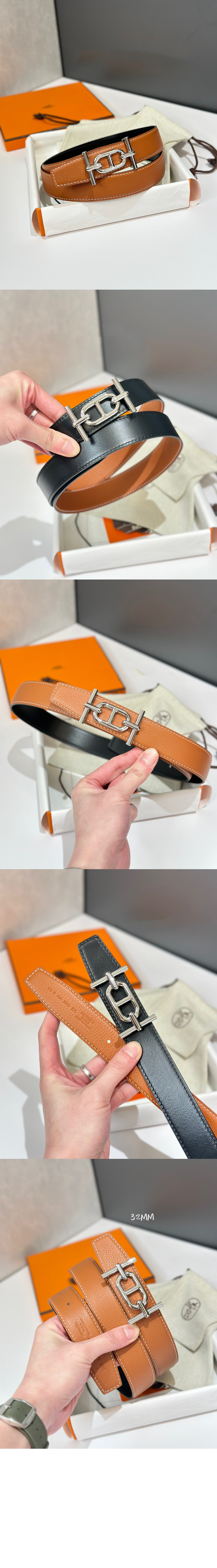 미러급레플리카사이트 | 명품레플리카 전문 쇼핑몰  | A퀄리티 - Ancre 벨트 버클 리버서블 가죽 스트랩 &gt; 에르메스