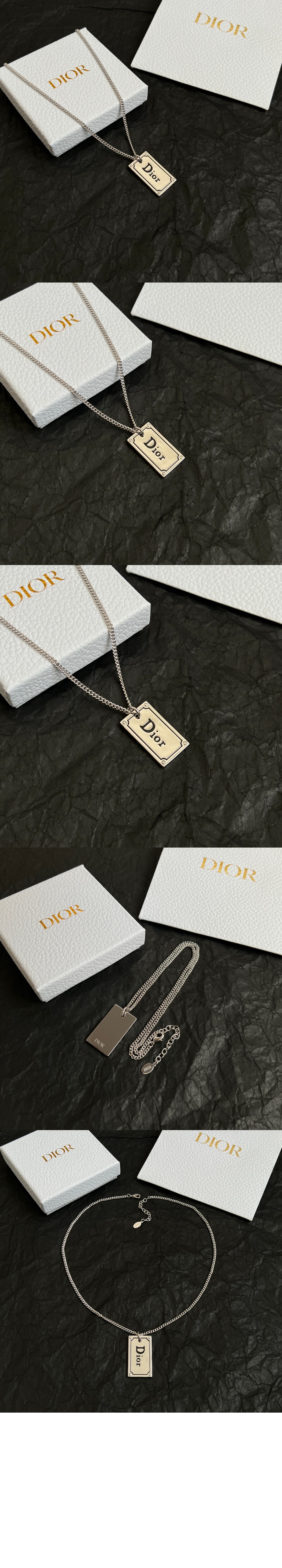 미러급레플리카사이트 | 명품레플리카 전문 쇼핑몰  | A퀄리티 - 플레이트 펜던트 목걸이 N2909 &gt; 디올