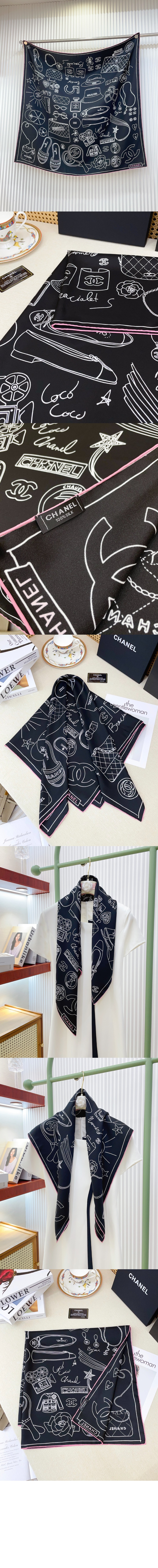 미러급레플리카사이트 | 명품레플리카 전문 쇼핑몰  | A퀄리티 - 스퀘어 스카프 AA9820 > 샤넬