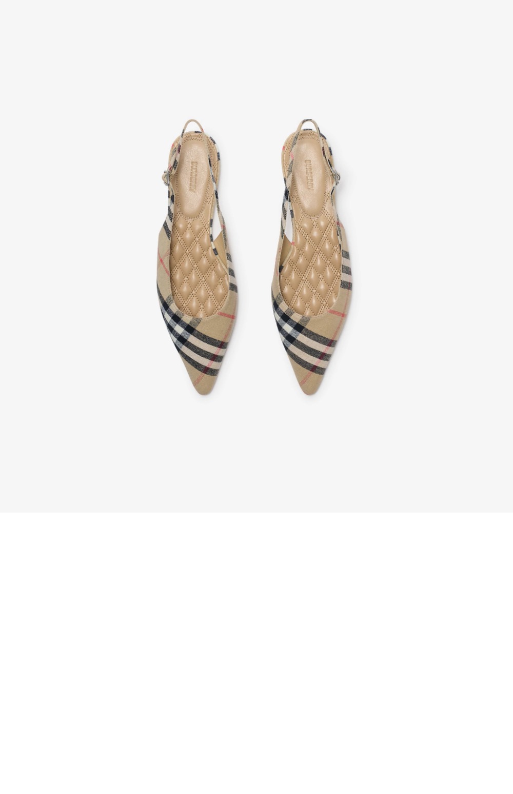 미러급레플리카사이트 | 명품레플리카 전문 쇼핑몰  | A퀄리티 - 체크 데임 슬링백 발레리나 811314 &gt; 버버리