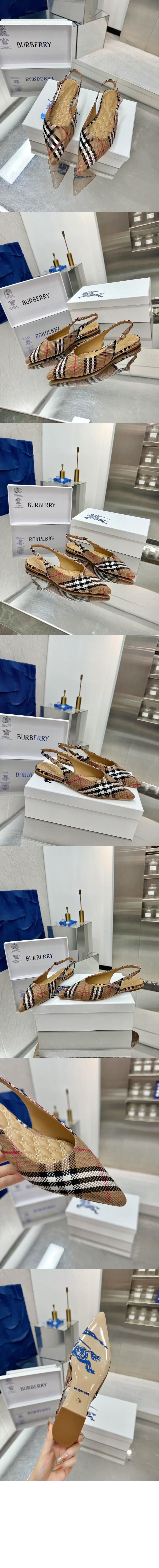 미러급레플리카사이트 | 명품레플리카 전문 쇼핑몰  | A퀄리티 - 체크 데임 슬링백 발레리나 811314 &gt; 버버리