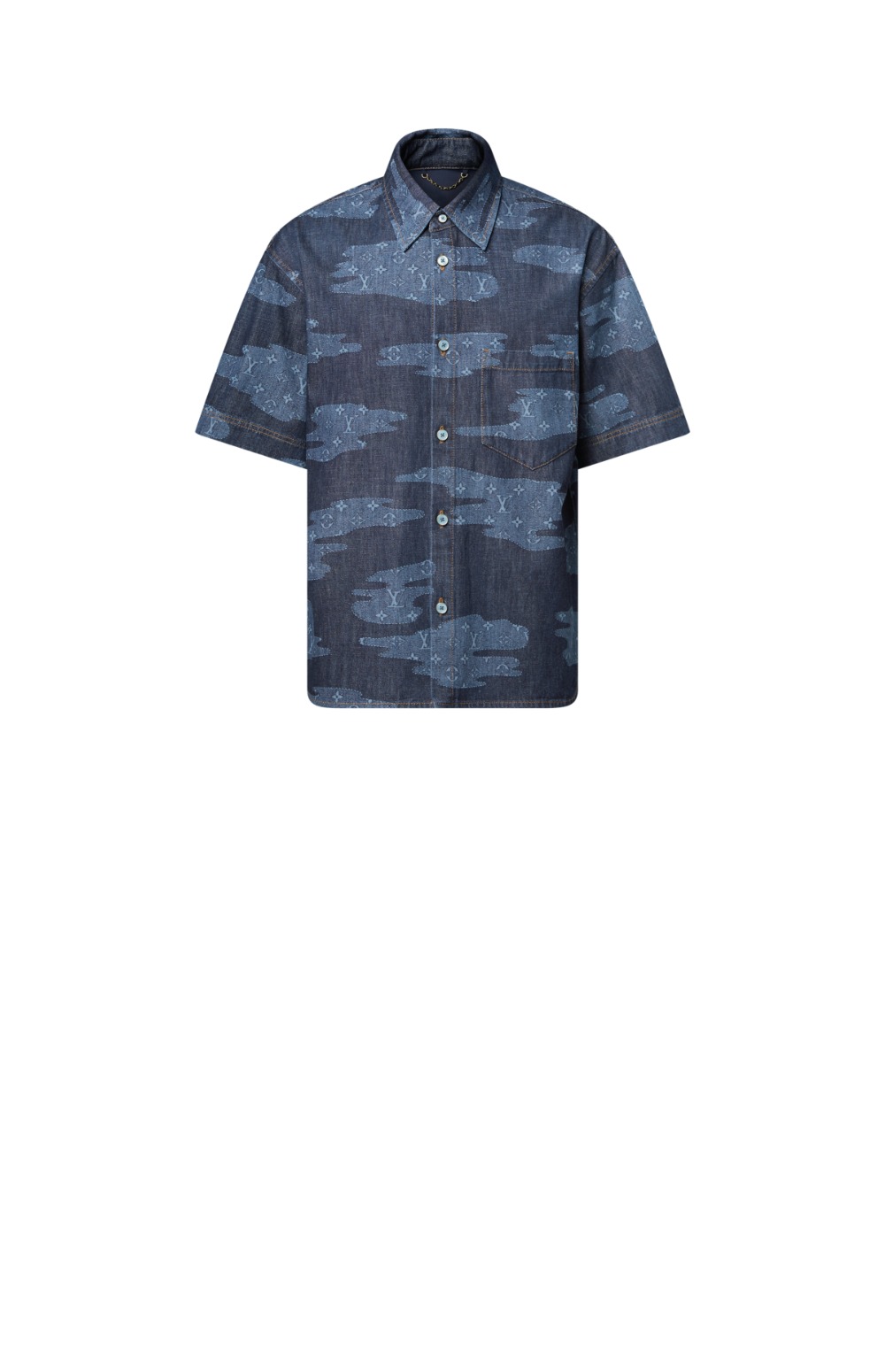 미러급레플리카사이트 | 명품레플리카 전문 쇼핑몰  | A퀄리티 - 모노그램 쇼트 슬리브드 샴브레이 셔츠 &gt; 루이비통