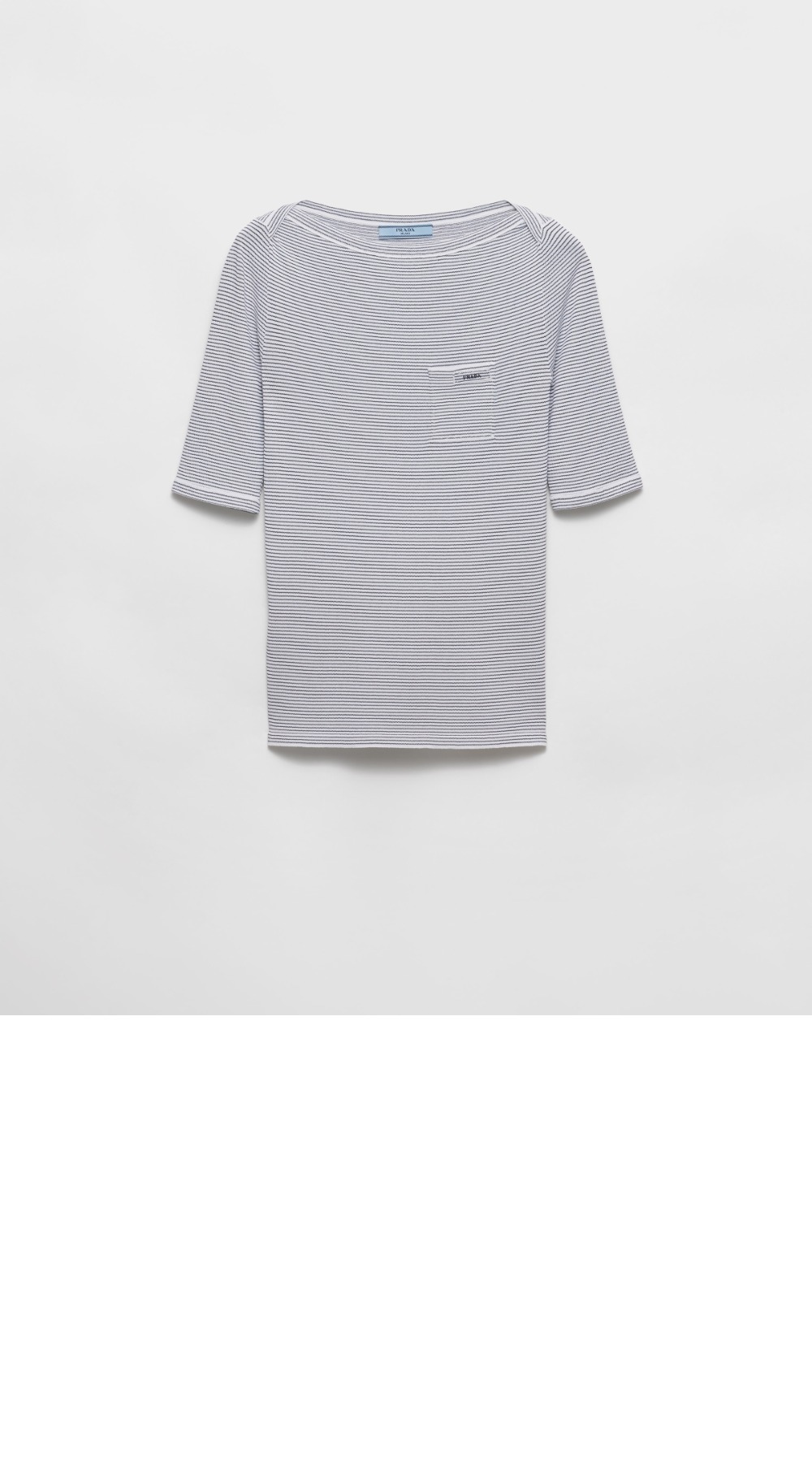 미러급레플리카사이트 | 명품레플리카 전문 쇼핑몰  | A퀄리티 - 비스코스 보트넥 스웨터 &gt; 프라다