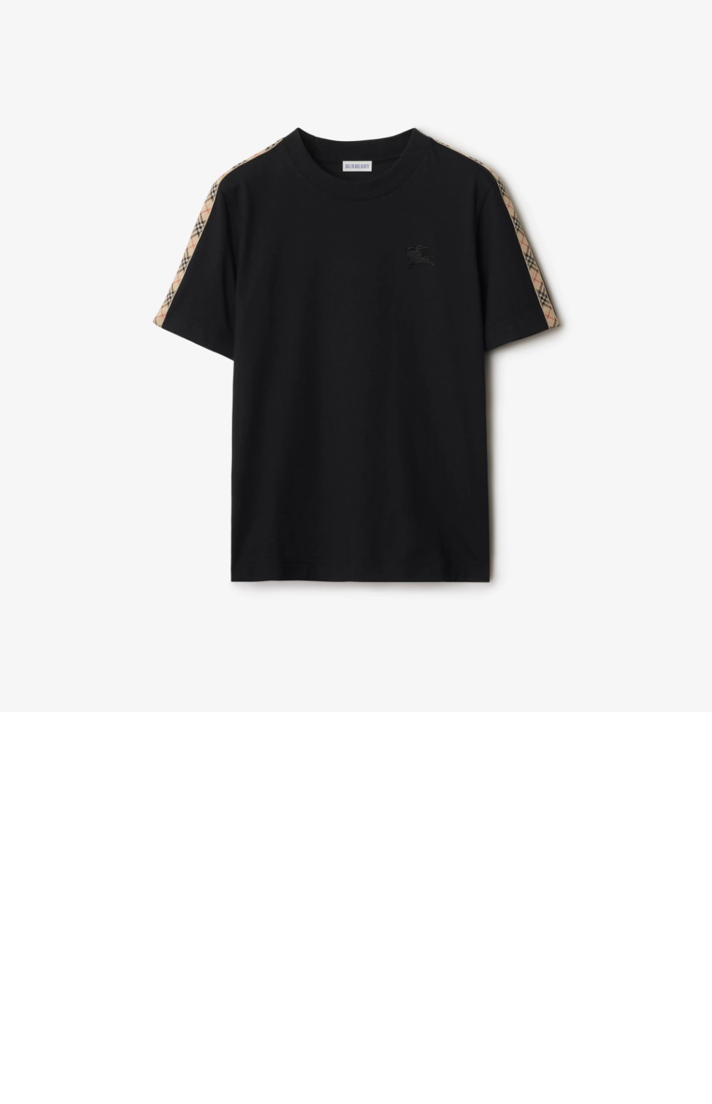 미러급레플리카사이트 | 명품레플리카 전문 쇼핑몰  | A퀄리티 - 체크 트리밍 코튼 티셔츠 &gt; 버버리