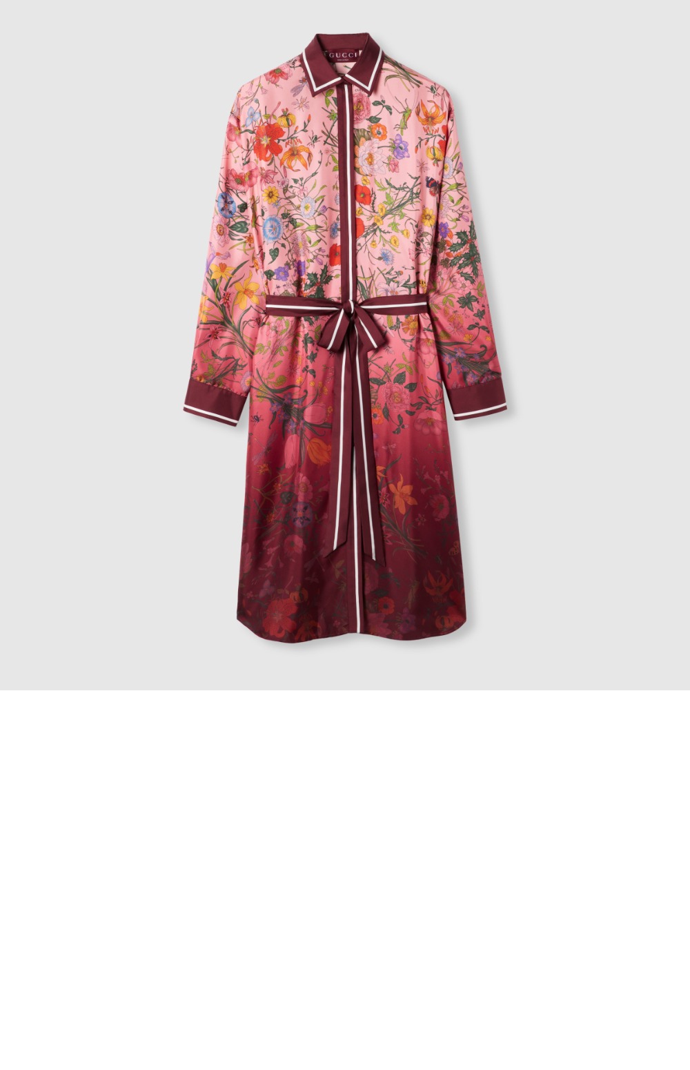 미러급레플리카사이트 | 명품레플리카 전문 쇼핑몰  | A퀄리티 - 프린트 실크 트윌 셔츠 드레스 &gt; 구찌