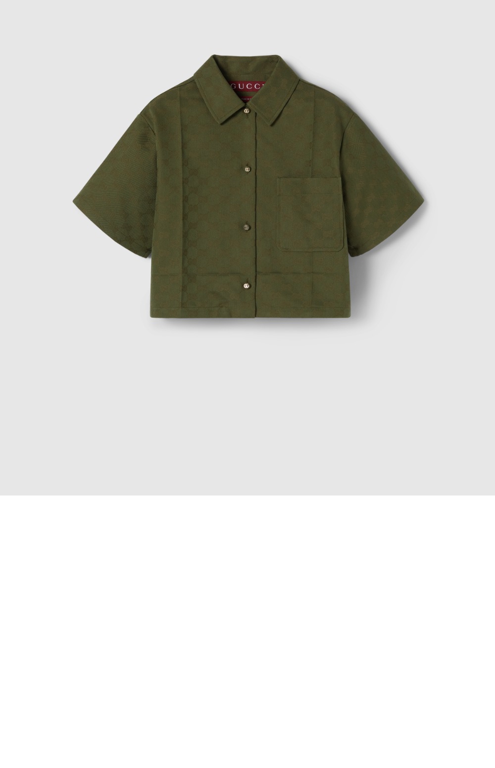 미러급레플리카사이트 | 명품레플리카 전문 쇼핑몰  | A퀄리티 - GG 코튼 개버딘 셔츠 &gt; 구찌