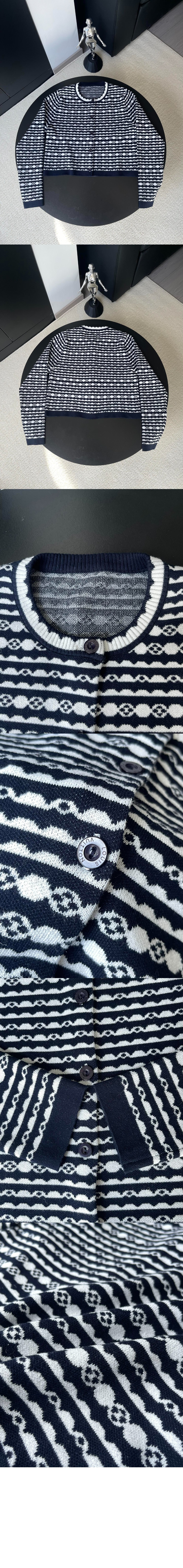 미러급레플리카사이트 | 명품레플리카 전문 쇼핑몰  | A퀄리티 - 스캘럽 스트라이프 가디건 > 루이비통