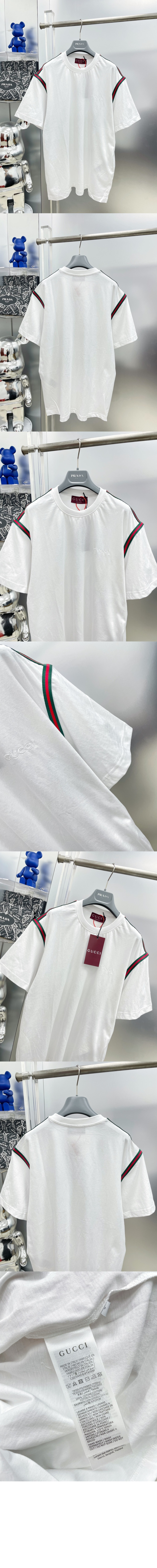미러급레플리카사이트 | 명품레플리카 전문 쇼핑몰  | A퀄리티 - 웹 코튼 저지 티셔츠 &gt; 구찌