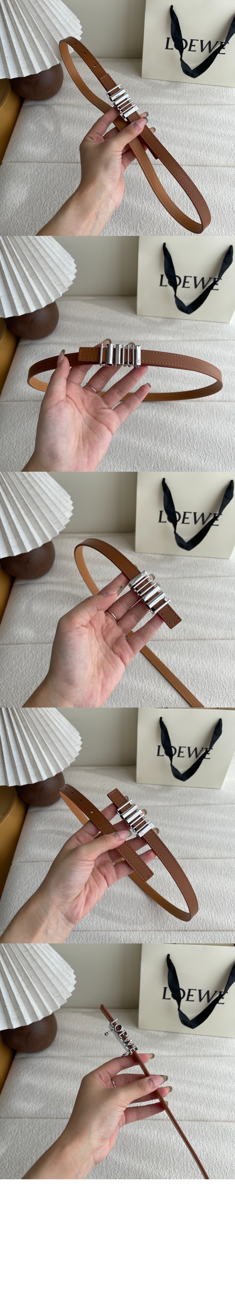 미러급레플리카사이트 | 명품레플리카 전문 쇼핑몰  | A퀄리티 - 클래식 송아지 가죽의 둥근 소프트 벨트 &gt; 로에베