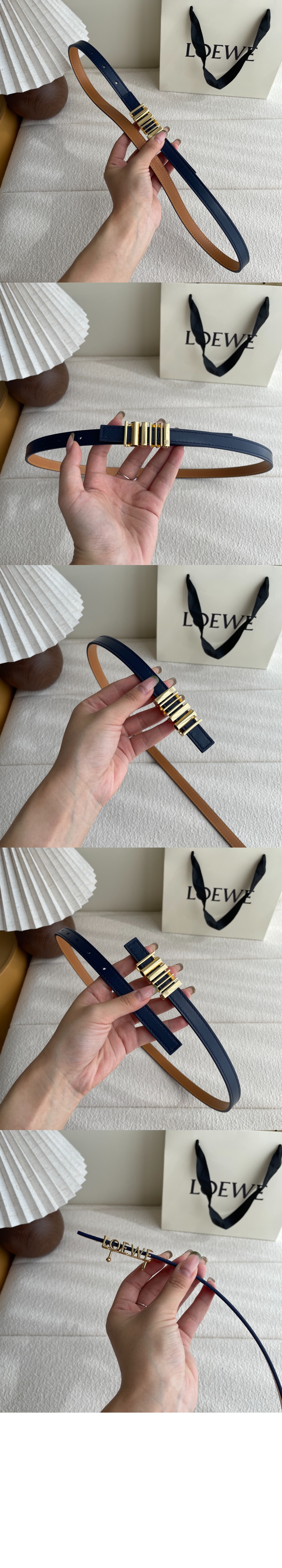 미러급레플리카사이트 | 명품레플리카 전문 쇼핑몰  | A퀄리티 - 클래식 송아지 가죽의 둥근 소프트 벨트 &gt; 로에베