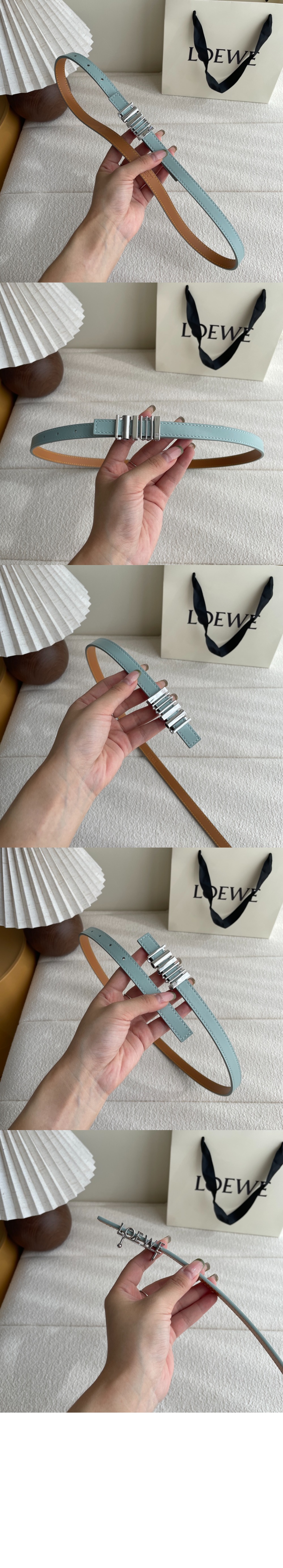 미러급레플리카사이트 | 명품레플리카 전문 쇼핑몰  | A퀄리티 - 클래식 송아지 가죽의 둥근 소프트 벨트 &gt; 로에베