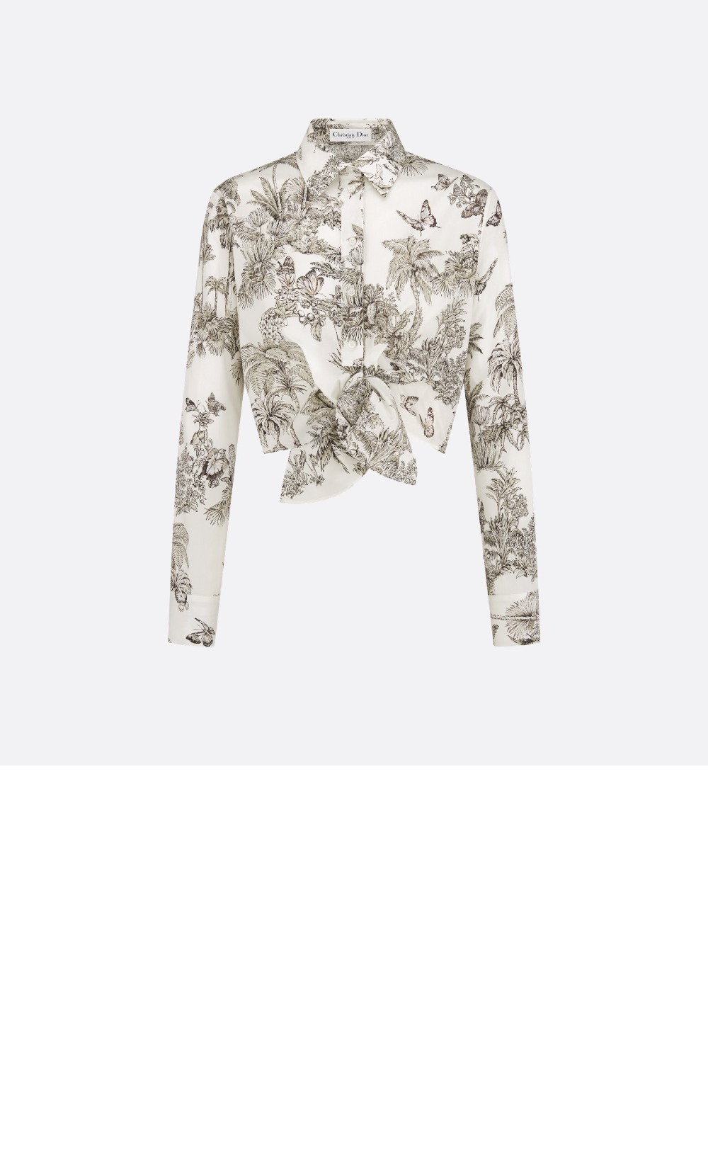 미러급레플리카사이트 | 명품레플리카 전문 쇼핑몰  | A퀄리티 - Dioriviera 타이 크롭 블라우스 > 디올