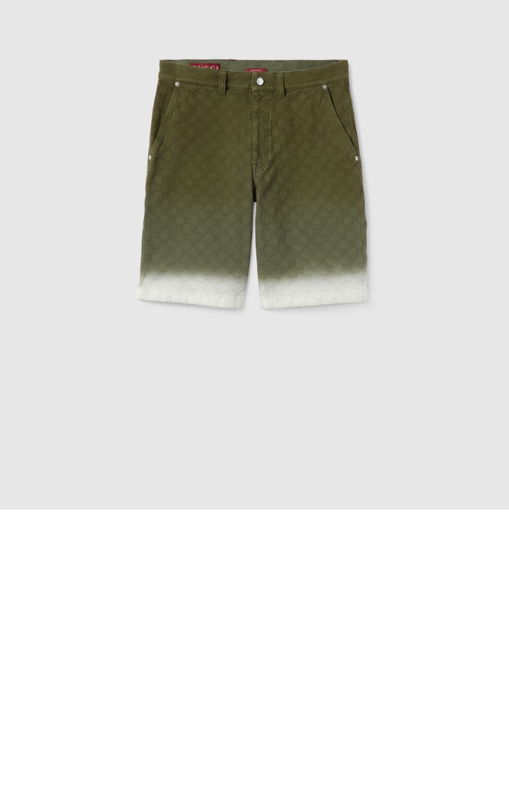 미러급레플리카사이트 | 명품레플리카 전문 쇼핑몰  | A퀄리티 - 표백 GG 코튼 데님 자카드 반바지 &gt; 구찌