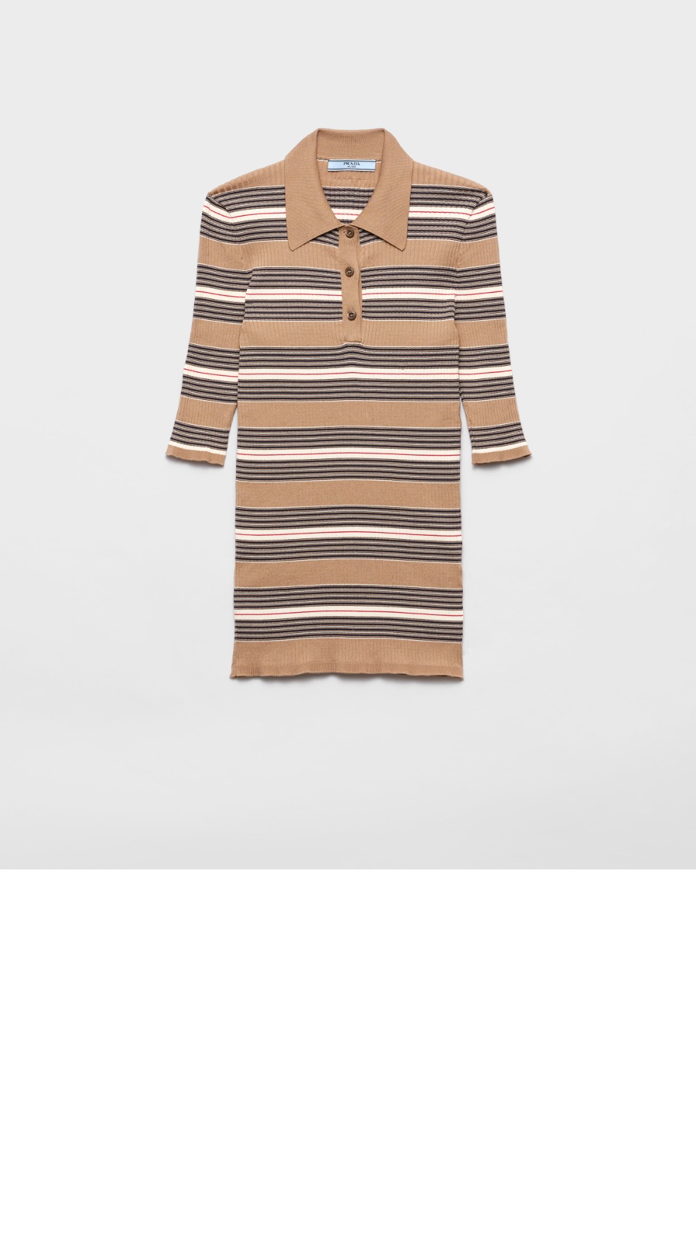 미러급레플리카사이트 | 명품레플리카 전문 쇼핑몰  | A퀄리티 - 스트라이프 코튼 폴로 셔츠 &gt; 프라다