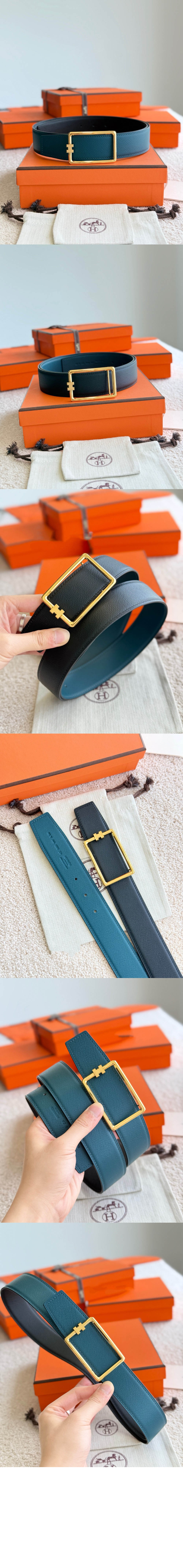 미러급레플리카사이트 | 명품레플리카 전문 쇼핑몰  | A퀄리티 - 튜브 H 버클 양면 가죽 벨트 &gt; 에르메스